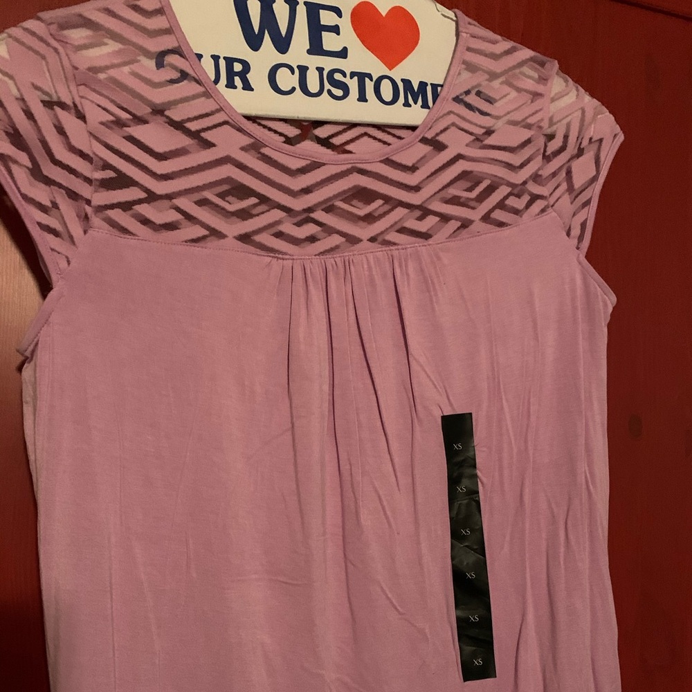 NWT Pretty Pink Banana Republic Top